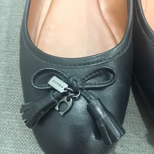 Black coach flats- 9B